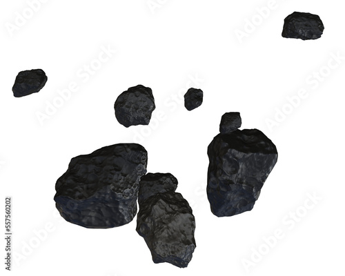 Meteoriten Gruppe, Meteoritenschauer, transparenter Hintergrund, png, isoliert, fels, meteorit
