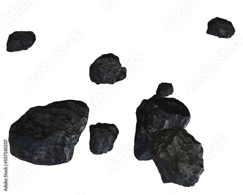 Meteoriten Gruppe, Meteoritenschauer, transparenter Hintergrund, png, isoliert, fels, meteorit