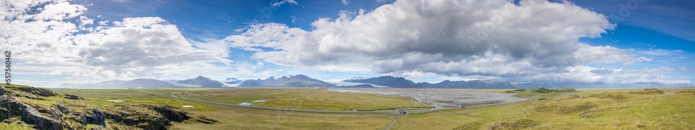 Iceland Panorama Vatnajökull and Ringroad