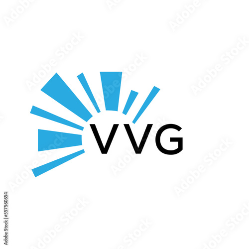 VVG letter logo. VVG blue image on white background and black letter. VVG technology  Monogram logo design for entrepreneur and business. VVG best icon.
 photo