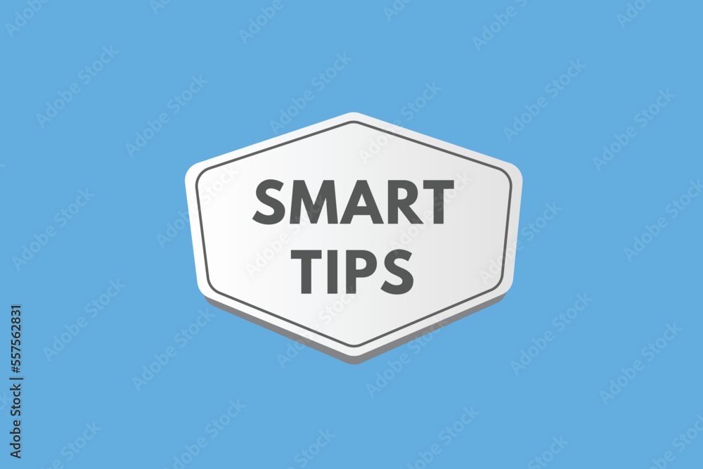 smart tips text Button. smart tips Sign Icon Label Sticker Web Buttons smart tips text Button. smart tips Sign Icon Label Sticker Web Buttons