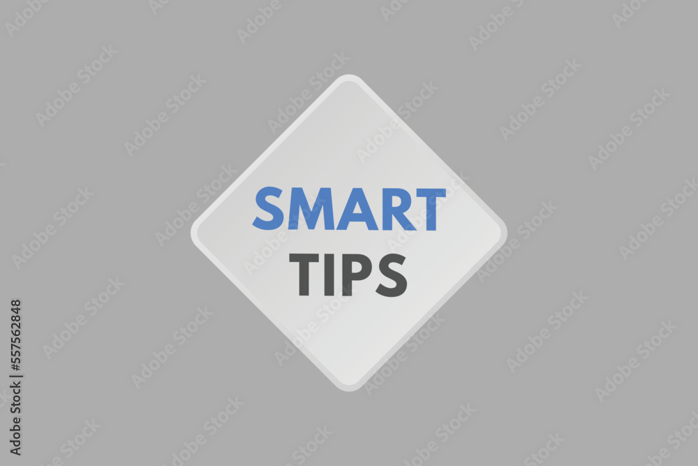 smart tips text Button. smart tips Sign Icon Label Sticker Web Buttons smart tips text Button. smart tips Sign Icon Label Sticker Web Buttons