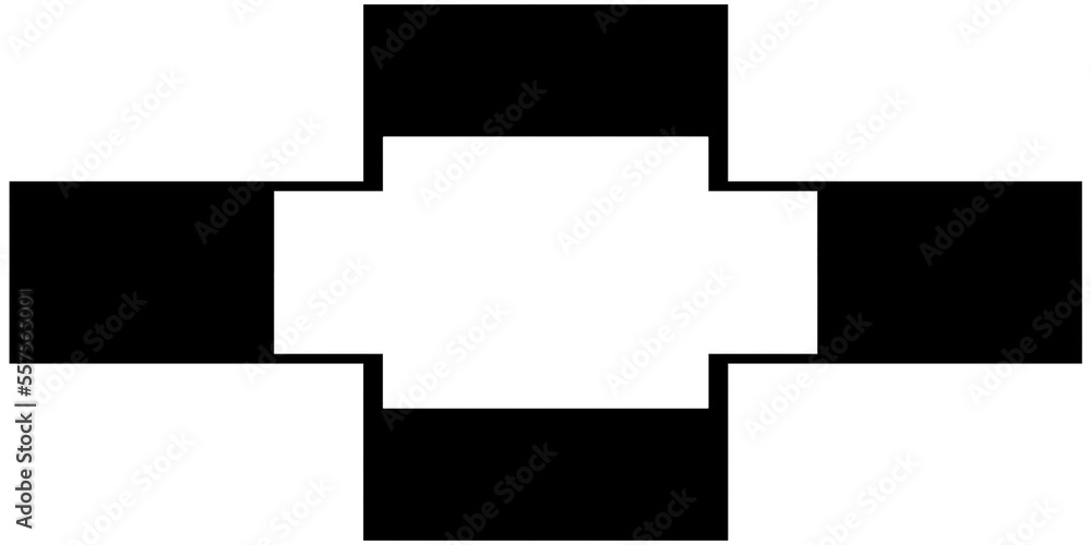 black squares, vector design, frame