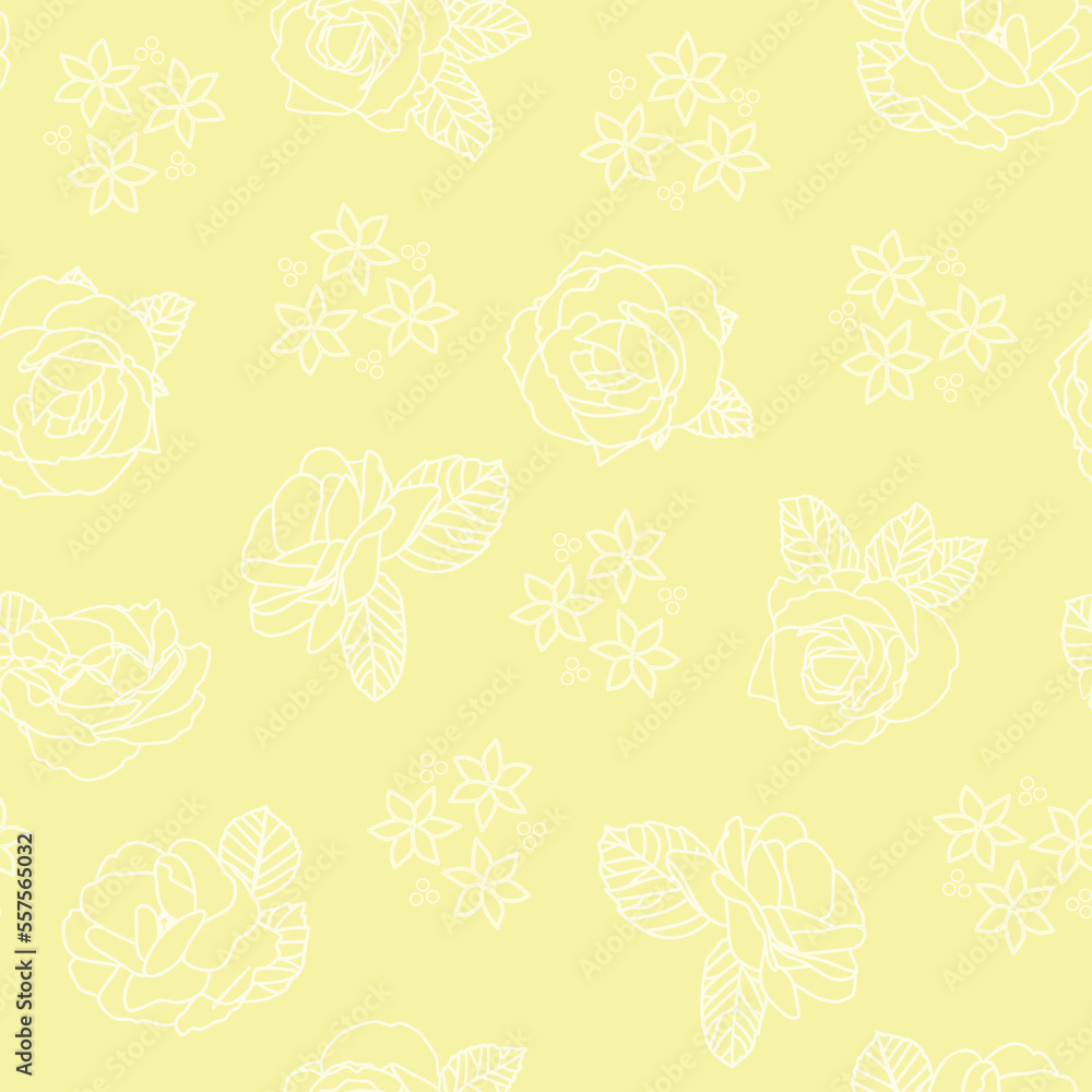 Vector yellow floral seamless pattern design that is perfect for texture and backgrounds, wallpaper, fabric and scrapbooking Vector yellow floral seamless pattern design that is perfect for texture and backgrounds, wallpaper, fabric and scrapbooking