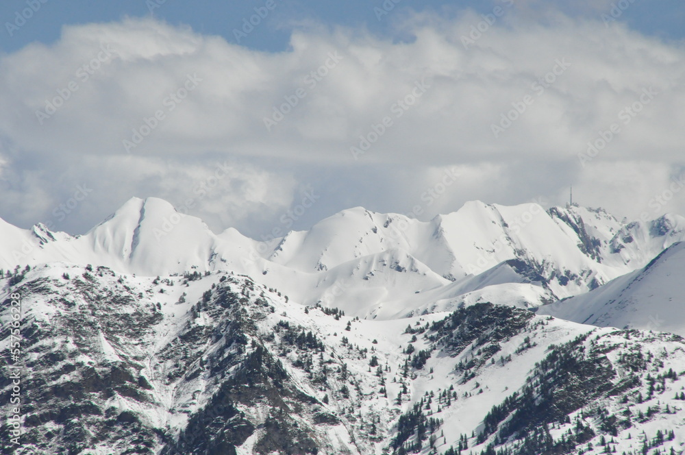Pyrenees, Occitania, France, mountains, winter, snow, ski and holiday region,
Pyrenees, Occitania, France, mountains, winter, snow, ski and holiday region,