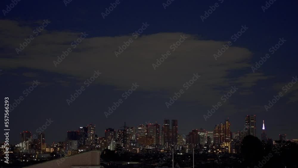 新宿_東京_shinjuku_夜景_タイムラプス_tokyo