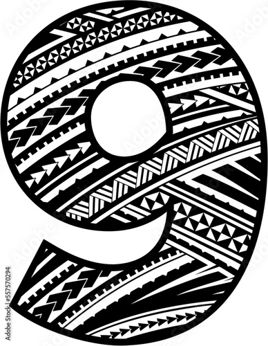 Maori Mandala Alphabets and Numbers