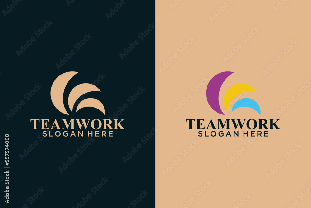 Abstract Symbol of Friendship Bonds Abstract Symbol of Friendship Bonds