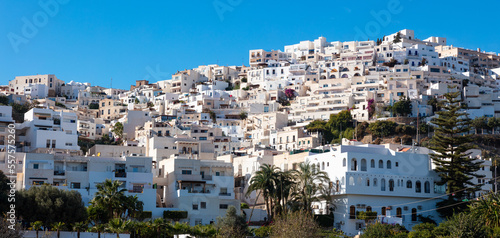 Mojacar typical village with white houses- Almeria province in Spain © M.studio
