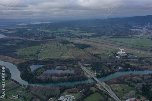 city of valdivia in south of chile photo