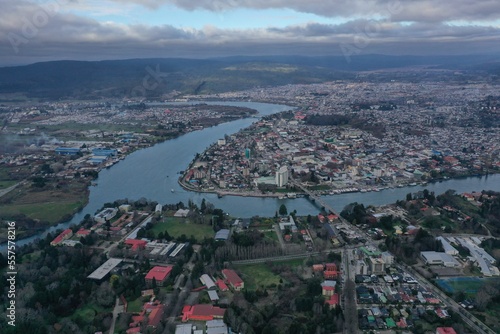 city of valdivia in south of chile photo