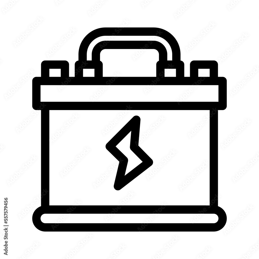 accumulator line icon illustration vector graphic accumulator line icon illustration vector graphic