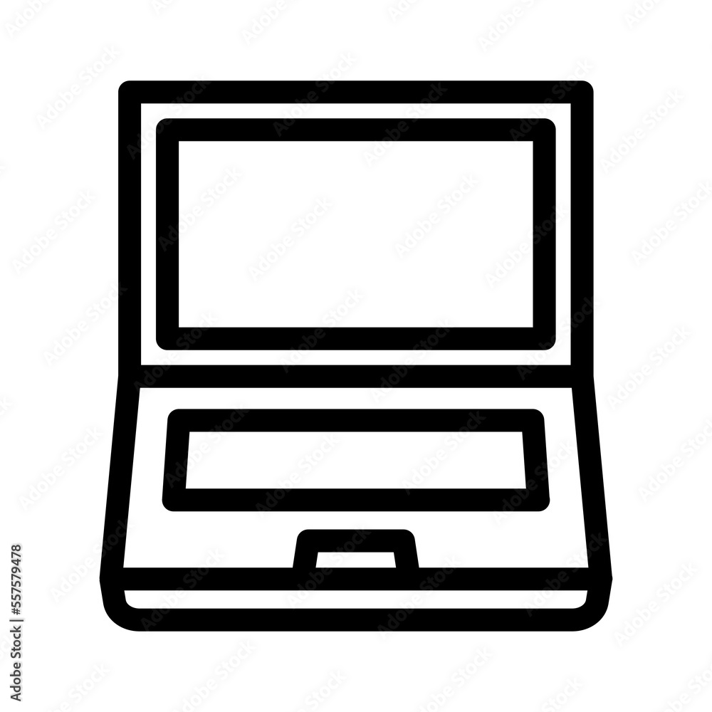 laptop line icon illustration vector graphic laptop line icon illustration vector graphic
