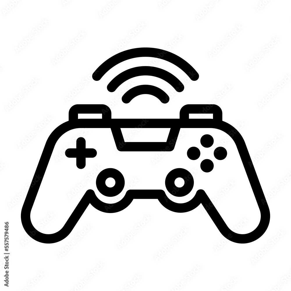 game controller line icon illustration vector graphic game controller line icon illustration vector graphic