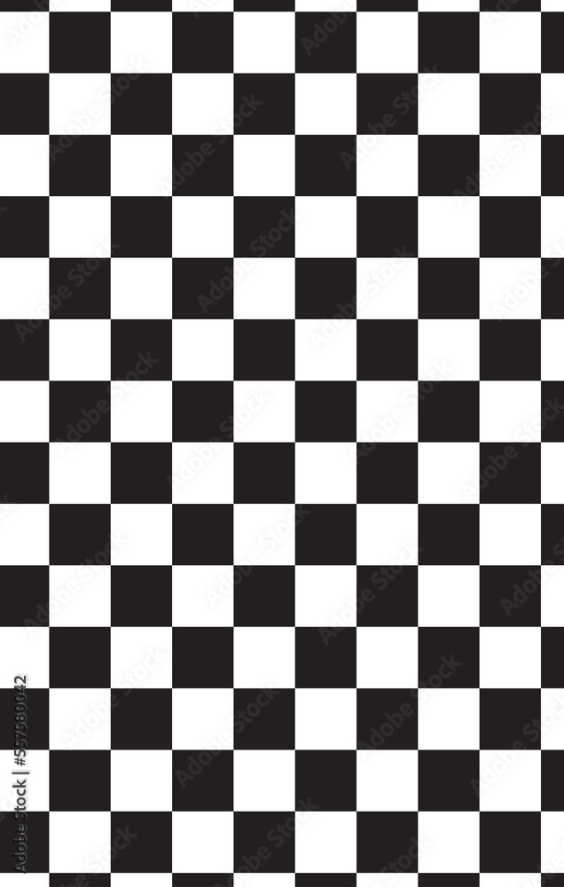 Fototapeta premium aesthetics black checkerboard, gingham, plaid decoration