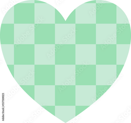 aesthetics cute checkers checkerboard heart shape decoration