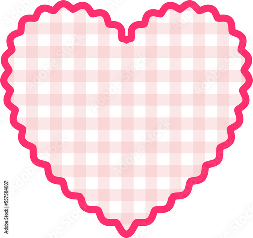 aesthetics cute checkers checkerboard heart shape decoration