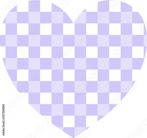 aesthetics cute checkers checkerboard heart shape decoration