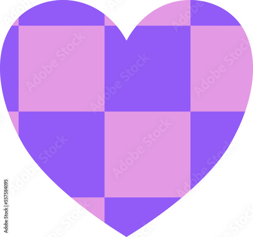 aesthetics cute checkers checkerboard heart shape decoration