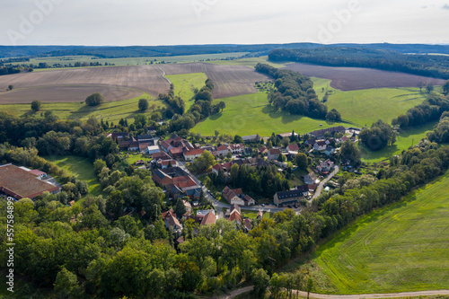 The City of Stadtroda from above  Thuringia  Germany 