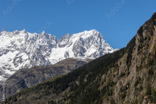 Italian alps mountain   grand jorasse
