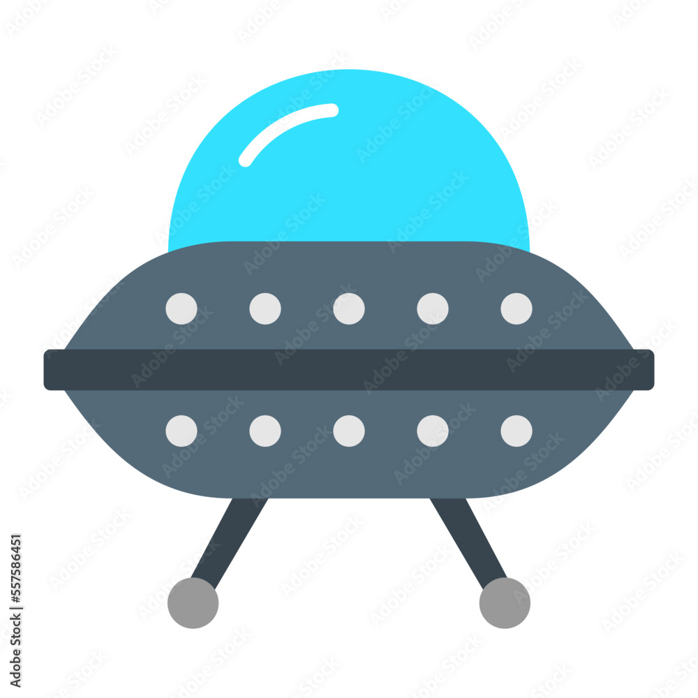 Sci Fi Flat Icon Sci Fi Flat Icon