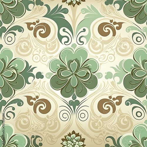 soft green floral