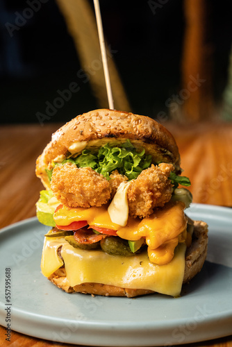 chicken burger