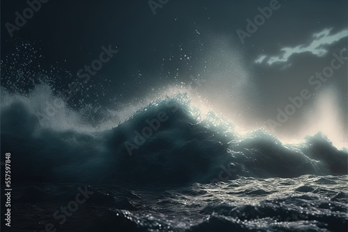 Dramatic Water Splash Image