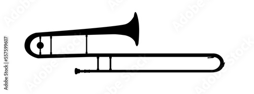 trombone silhouette photo