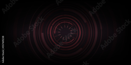 Abstract science fiction futuristic circular background
