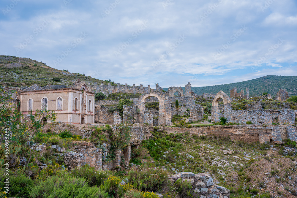historic ruins of real de catorce in san luis potosi
