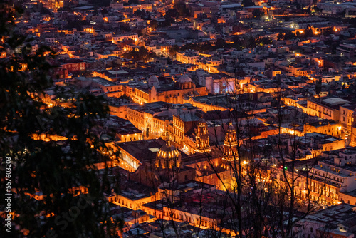 zacatecas city at night