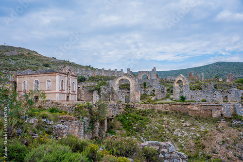 historic ruins of real de catorce in san luis potosi photo