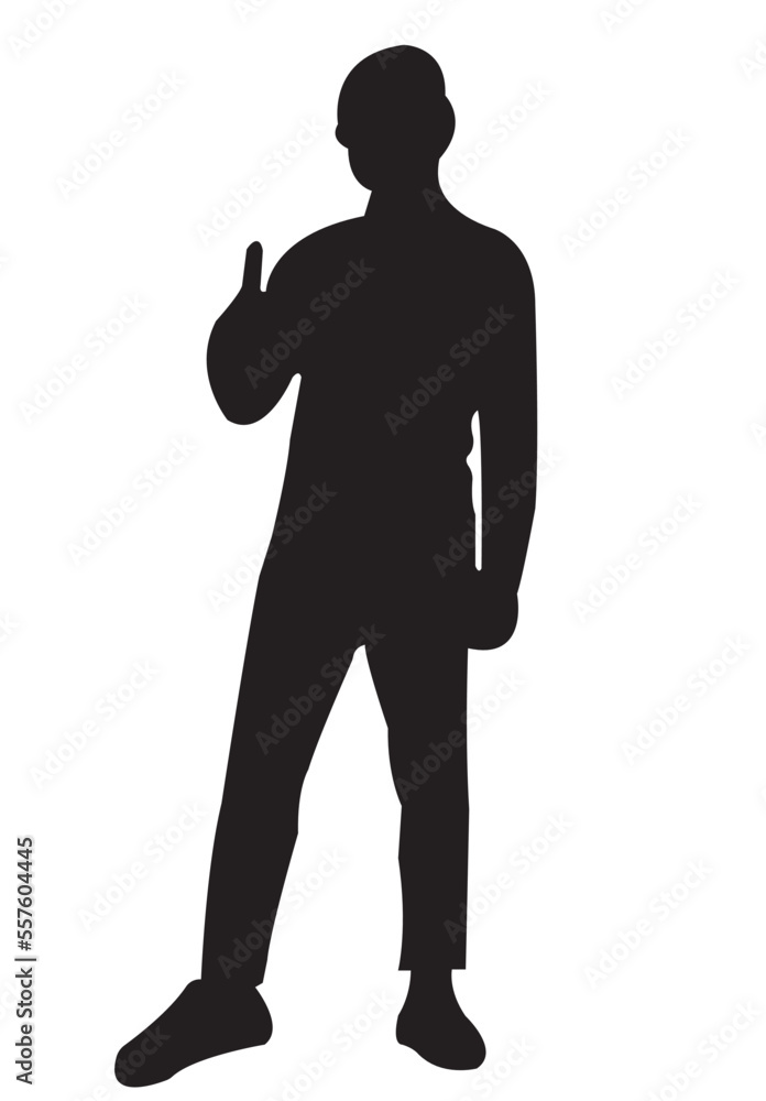 silhouette of a man silhouette of a man