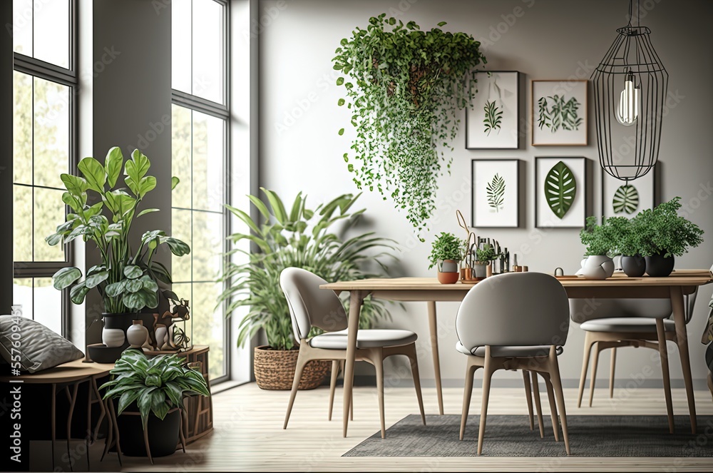 restaurant or home interior green pot garden decor living room restaurant or home interior green pot garden decor living room