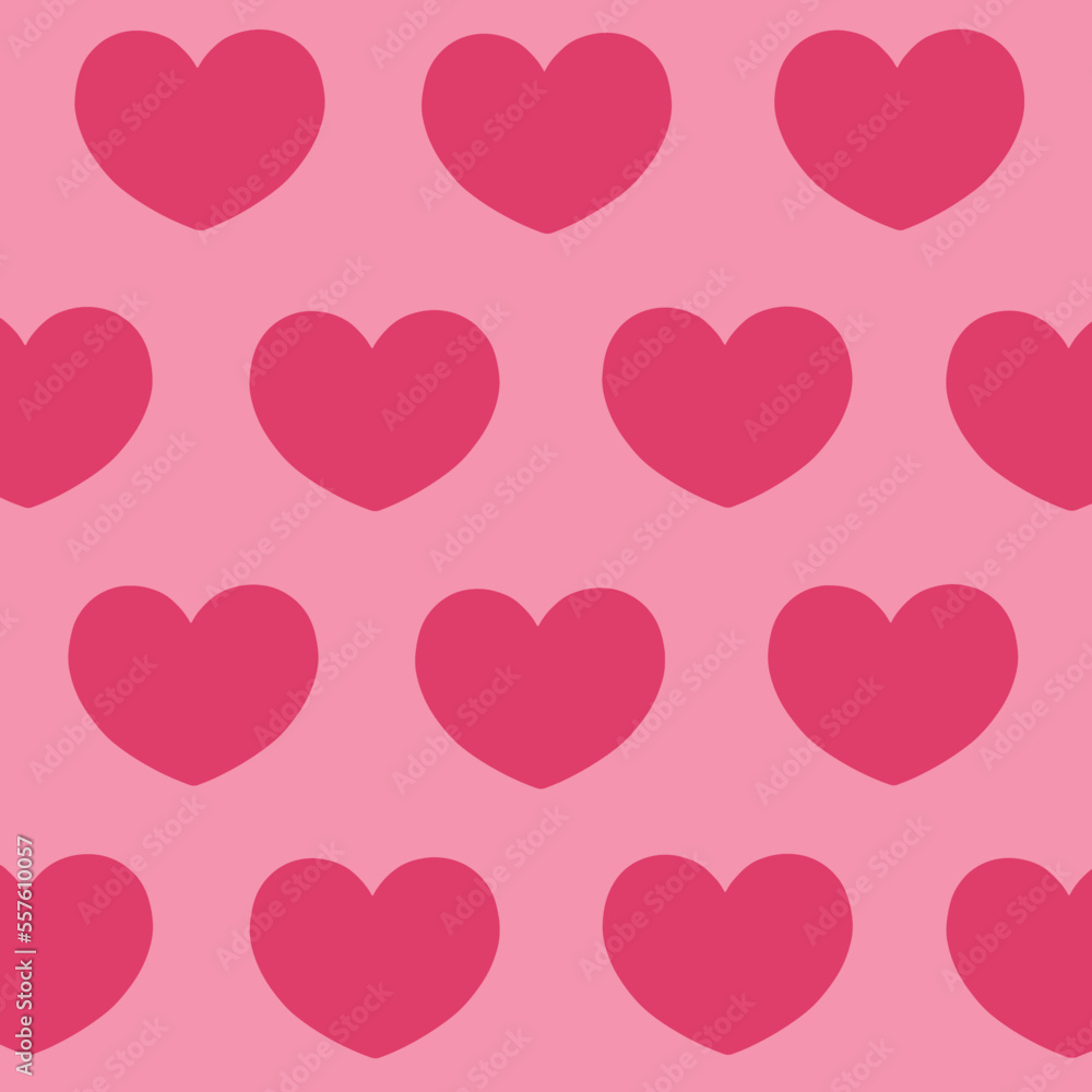 fill pink heart background vector