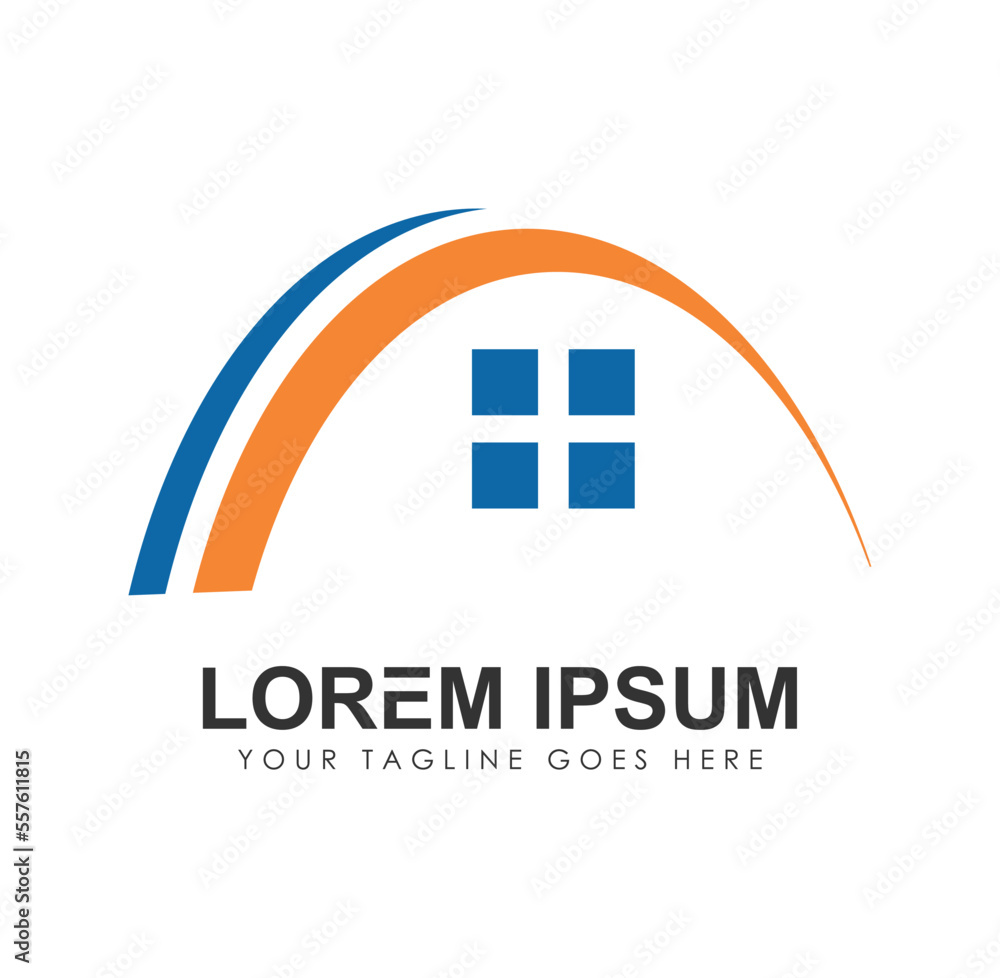 Obraz premium Home Real Estate Logo Vector icon