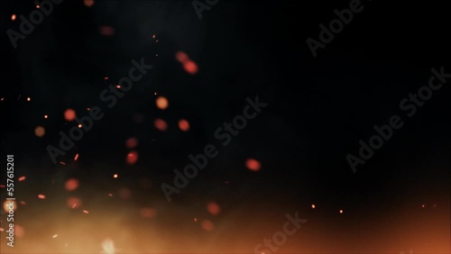 Fire Opener Animation - Burning Logo Template - Explosion Intro, Bumper photo