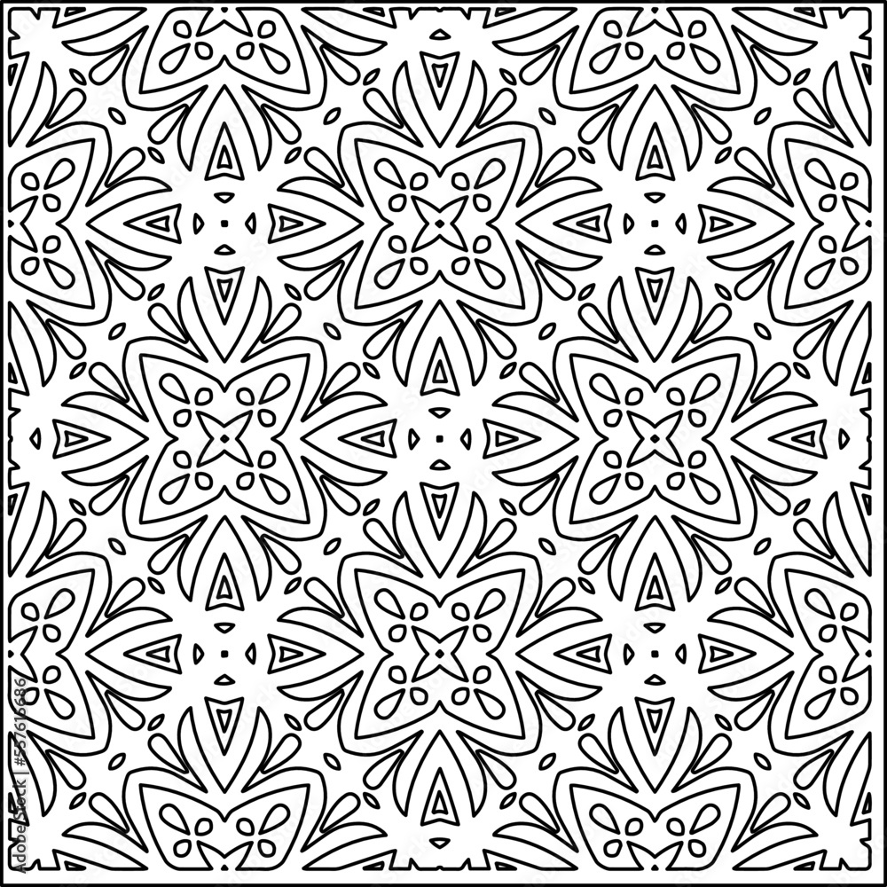 Stylish texture with figures from lines.
Abstract geometric black and white pattern for web page, textures, card, poster, fabric, textile. Monochrome graphic repeating design. Stylish texture with figures from lines.
Abstract geometric black and white pattern for web page, textures, card, poster, fabric, textile. Monochrome graphic repeating design.