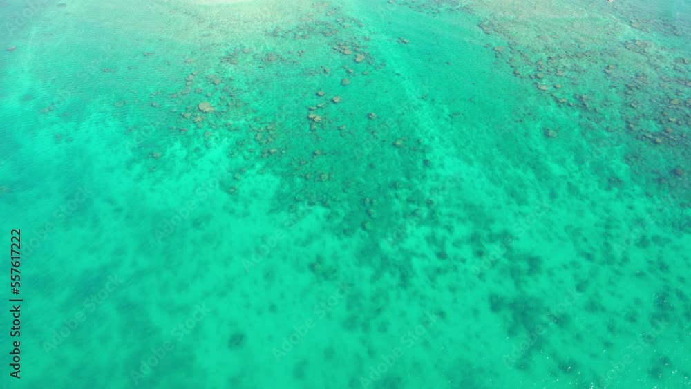 Crystal-clear waters shows the of many dead corals on the seafloor. Degraded marine ecosystems, caused by natural disasters and human behavior. Tropical sea, Phang Nga, Thailand. Aerial view. drone.
Crystal-clear waters shows the of many dead corals on the seafloor. Degraded marine ecosystems, caused by natural disasters and human behavior. Tropical sea, Phang Nga, Thailand. Aerial view. drone.