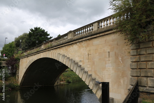 North Parade Bridge over the Avon River in Bath, England Great Britain © ClaraNila