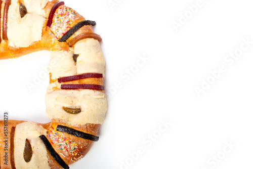 Epiphany Cake, King Cake, King Cake or King Cake(Roscon de Reyes or Rosca de Reyes)