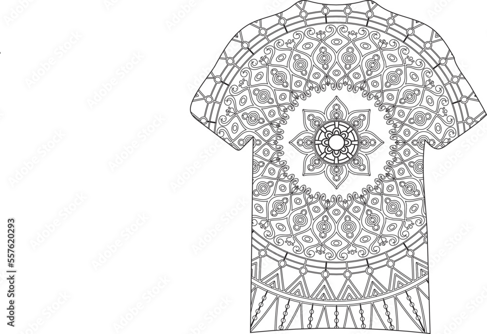 Wearable T Shit mandala Wearable T Shit mandala