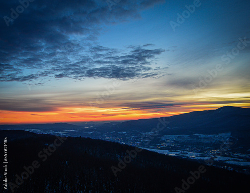 Sunset over Mount Greylock
Views from Spruce Hill North Adams MA 12.28.22 photo