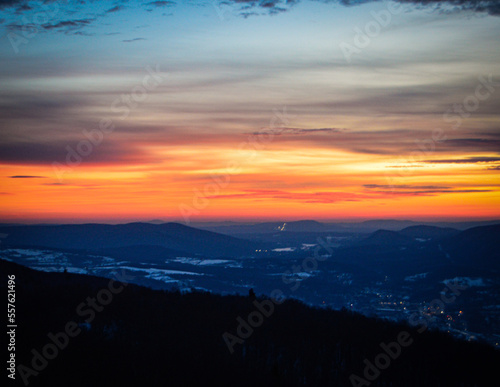 Sunset over Mount Greylock
Views from Spruce Hill North Adams MA 12.28.22