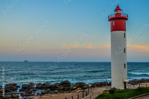 Umhlanga Lighthouse one of the world s iconic lighthouses in Durban north KZN South Africa