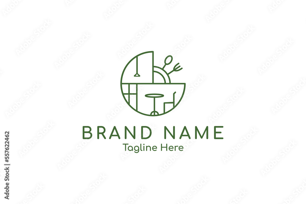 simple restaurant logo with fork and spoon icon, cafe and eatery logo suitable for restaurants, cafes, food and beverage businesses simple restaurant logo with fork and spoon icon, cafe and eatery logo suitable for restaurants, cafes, food and beverage businesses