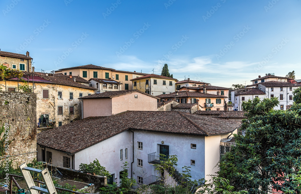 Barga, Italy. Scenic view of the old city
