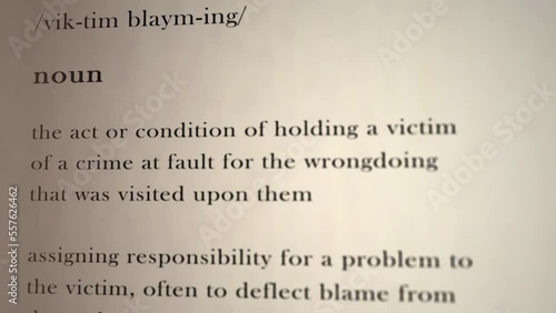Victim Blaming Definition photo